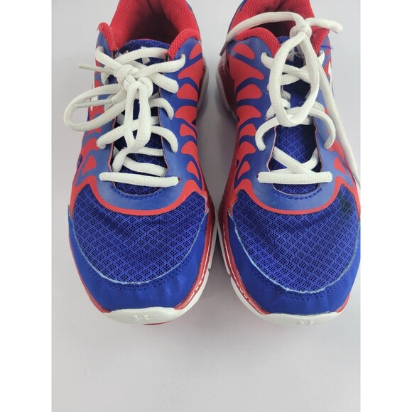 Under Armor Micro G Pulse Women's 6y Blue Red Athletic Running Shoes - Picture 2 of 10